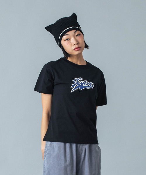 X-girl（エックスガール）の「CAT EAR BEANIE（ニットキャップ/ビーニー・レディース・ホワイト/ブラック・ONE SIZE）」の11枚目の写真