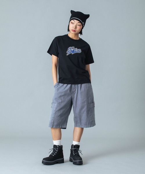 X-girl（エックスガール）の「CAT EAR BEANIE（ニットキャップ/ビーニー・レディース・ホワイト/ブラック・ONE SIZE）」の12枚目の写真