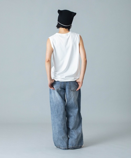 X-girl（エックスガール）の「CAT EAR BEANIE（ニットキャップ/ビーニー・レディース・ホワイト/ブラック・ONE SIZE）」の18枚目の写真