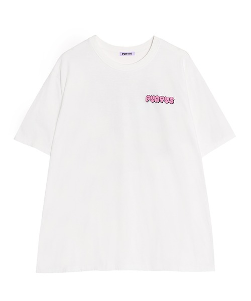 PUNYUS（プニュズ）の「10th rabbitビッグＴシャツ（Tシャツ/カットソー・レディース・ホワイト/スミクロ・3/4）」の20枚目の写真