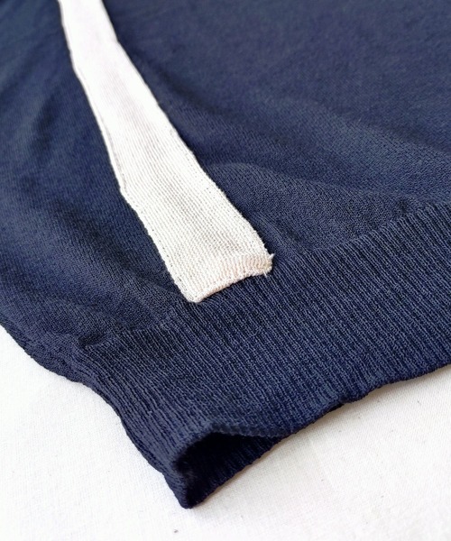 Q（キュー）の「シアードルマンニット（ニット/セーター・レディース・ブラック/ネイビー・MEDIUM）」の5枚目の写真