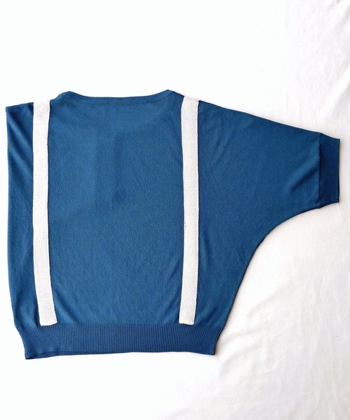 Q（キュー）の「シアードルマンニット（ニット/セーター・レディース・ブラック/ネイビー・MEDIUM）」の12枚目の写真