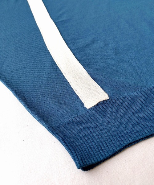 Q（キュー）の「シアードルマンニット（ニット/セーター・レディース・ブラック/ネイビー・MEDIUM）」の9枚目の写真