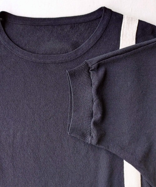 Q（キュー）の「シアードルマンニット（ニット/セーター・レディース・ブラック/ネイビー・MEDIUM）」の18枚目の写真