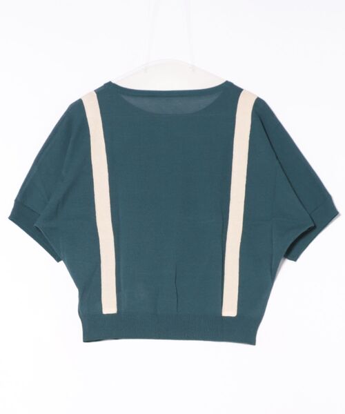 Q（キュー）の「シアードルマンニット（ニット/セーター・レディース・ブラック/ネイビー・MEDIUM）」の3枚目の写真