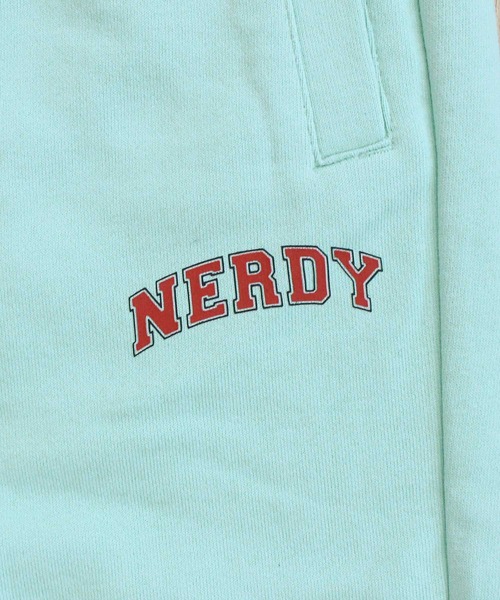 NERDY(ノルディ)の「NERDY キャンパスジョガーパンツ Campus Jogger Pants(スウェットパンツ・メンズ・ミント・M)」の4枚目の写真