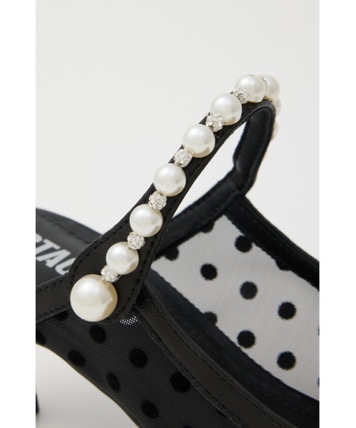 STACCATO(スタッカート)の「パールラインシースルードットミュール(パンプス・レディース・オレンジ系その他/ブラック・22.5cm/23cm/23.5cm/24cm/24.5cm)」の10枚目の写真