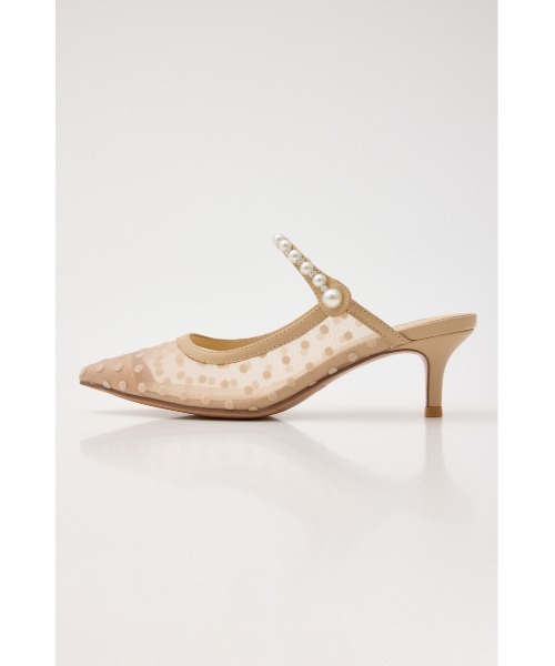 STACCATO(スタッカート)の「パールラインシースルードットミュール(パンプス・レディース・オレンジ系その他/ブラック・22.5cm/23cm/23.5cm/24cm/24.5cm)」の13枚目の写真
