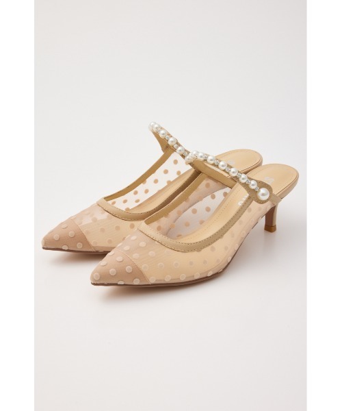 STACCATO(スタッカート)の「パールラインシースルードットミュール(パンプス・レディース・オレンジ系その他/ブラック・22.5cm/23cm/23.5cm/24cm/24.5cm)」の14枚目の写真