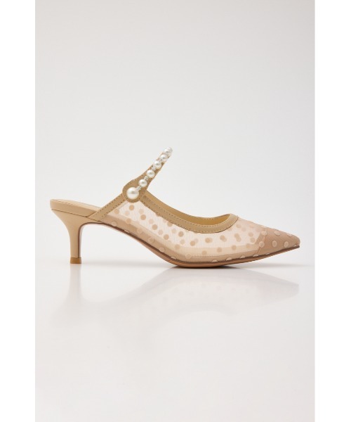 STACCATO(スタッカート)の「パールラインシースルードットミュール(パンプス・レディース・オレンジ系その他/ブラック・22.5cm/23cm/23.5cm/24cm/24.5cm)」の15枚目の写真