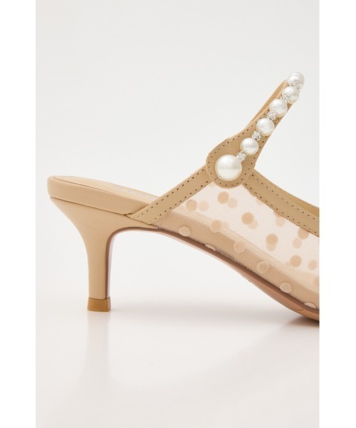 STACCATO(スタッカート)の「パールラインシースルードットミュール(パンプス・レディース・オレンジ系その他/ブラック・22.5cm/23cm/23.5cm/24cm/24.5cm)」の17枚目の写真