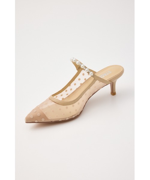 STACCATO(スタッカート)の「パールラインシースルードットミュール(パンプス・レディース・オレンジ系その他/ブラック・22.5cm/23cm/23.5cm/24cm/24.5cm)」の19枚目の写真