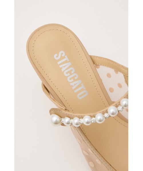 STACCATO(スタッカート)の「パールラインシースルードットミュール(パンプス・レディース・オレンジ系その他/ブラック・22.5cm/23cm/23.5cm/24cm/24.5cm)」の21枚目の写真