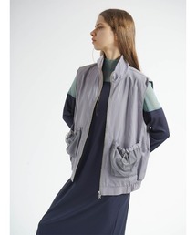 MESH POCKET DOUBLE ZIP VEST
