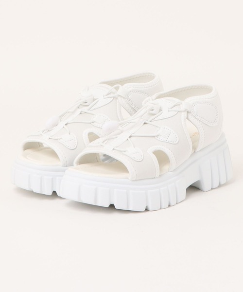 ems excite（エムズエキサイト）の「スポーツサンダル（サンダル・レディース・ブラック/ライトベージュ/オフホワイト・MEDIUM/LARGE）」の22枚目の写真