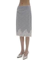 MASONPRINCE（メイソンプリンス）の「フローラルレーススカート QZ0283【Moromoro2】（スカート）」