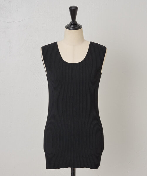 BEARDSLEY(ビアズリー)の「リブタンクトップ(タンクトップ・レディース・ホワイト/ブラック・FREE)」の19枚目の写真