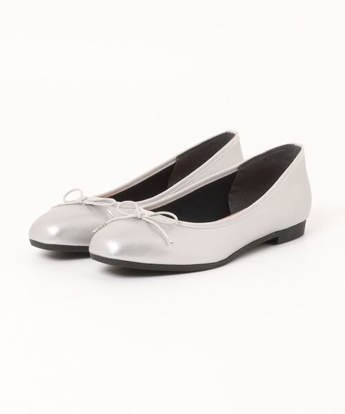 gather(ギャザー)の「【gather】 バレエパンプス(パンプス・レディース・シルバー/ブラック/ベージュ・23.0cm/23.5cm/24.0cm/24.5cm/22.5cm)」の3枚目の写真