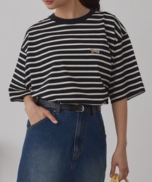 PENNEYS（ぺニーズ）の「PENNEYS ペニーズ 別注 THE FOX ロゴ ワンポイントワッペン刺繍 オーバーサイズ半袖Tシャツ（Tシャツ/カットソー）」