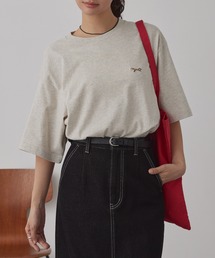 PENNEYS（ぺニーズ）の「PENNEYS ペニーズ 別注 THE FOX ロゴ ワンポイントワッペン刺繍 オーバーサイズ半袖Tシャツ（Tシャツ/カットソー）」