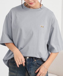 PENNEYS/ペニーズ 別注 THE FOX ロゴ ワンポイントワッペン刺繍 オーバーサイズ半袖Tシャツ