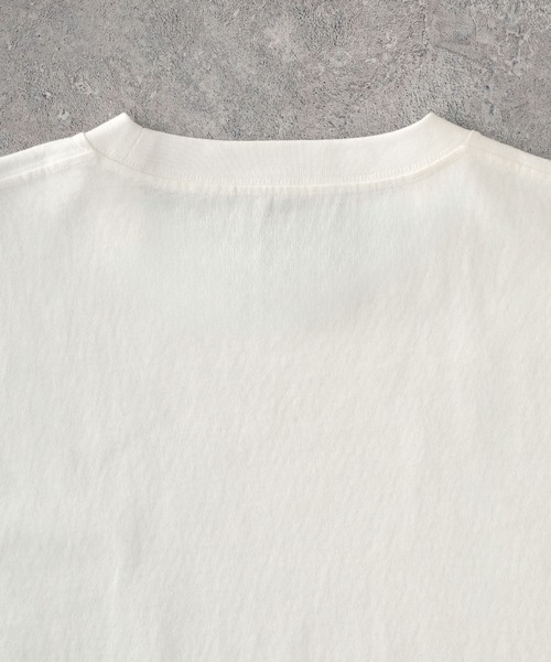 PENNEYS（ぺニーズ）の「PENNEYS/ペニーズ 別注 THE FOX ロゴ ワンポイントワッペン刺繍 オーバーサイズ半袖Tシャツ（Tシャツ/カットソー・レディース・チャコール/ホワイト/ライトグレー/ダークネイビー/ピンク/アイボリー系/ブラック/ベージュ系/ブラック系/サックスブルー・S/M/L）」の13枚目の写真