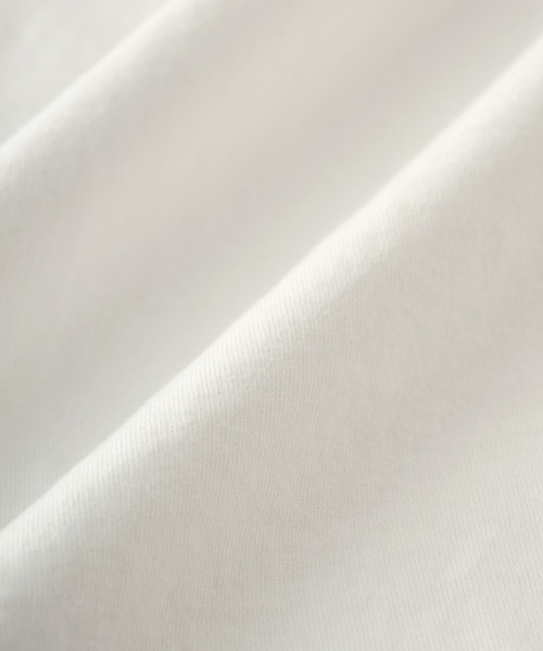 PENNEYS（ぺニーズ）の「PENNEYS/ペニーズ 別注 THE FOX ロゴ ワンポイントワッペン刺繍 オーバーサイズ半袖Tシャツ（Tシャツ/カットソー・レディース・チャコール/ホワイト/ライトグレー/ダークネイビー/ピンク/アイボリー系/ブラック/ベージュ系/ブラック系/サックスブルー・S/M/L）」の18枚目の写真