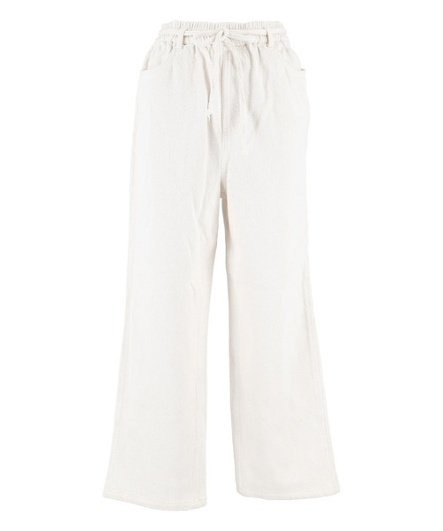 coca（coca）（コカ）の「【WEB限定セール】度甘デニムワイドパンツ（デニムパンツ・レディース・アイボリー/ブルー・S/L/M）」の15枚目の写真