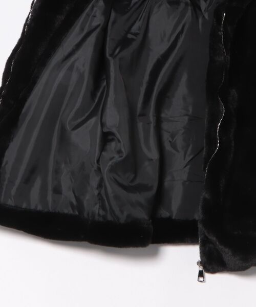 PIN(ピン)の「ベルスリーブファージップコート(ポンチョ・レディース・オフホワイト/ブラック・FREE)」の22枚目の写真