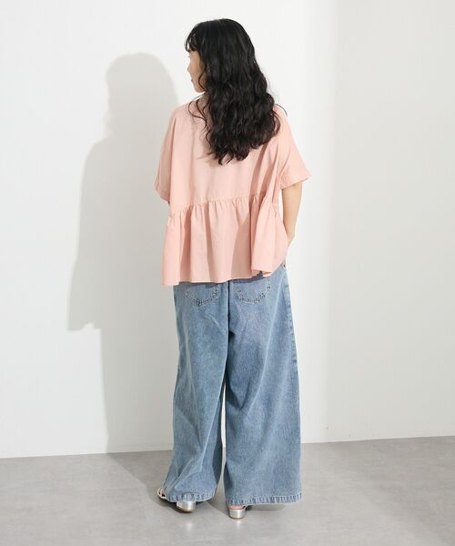 CRAFT STANDARD BOUTIQUE(クラフトスタンダードブティック)の「デニムタックパンツ(デニムパンツ・レディース・ライトインディゴブルー/ダークインディゴブルー・L/M)」の19枚目の写真