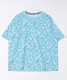 ティゴラ TIGORA ランニング ユニセックス半袖Tシャツ 総柄ビッグシルエット