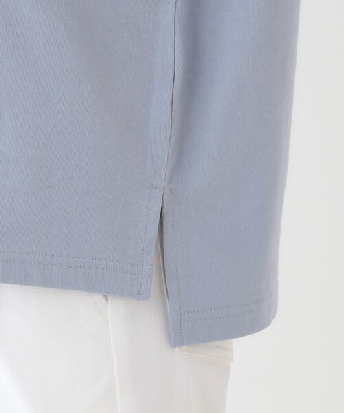 SHOO・LA・RUE（シューラルー）の「【洗える/S-LL】一枚でもレイヤードでも グラフィック長袖Tシャツ（Tシャツ/カットソー・レディース・ホワイト系1/ホワイト系2/ブラック系1/ベージュ系その他6/イエロー系その他4/ネイビー系2/ブルー系8/チャコール・01/03/04/02）」の12枚目の写真