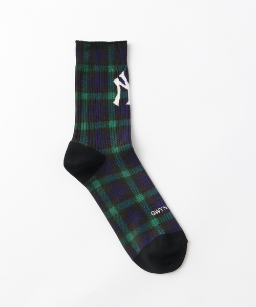 JOINT WORKS(ジョイントワークス)の「MLB / メジャーリーグベースボール CHECK SOCKS(ソックス/靴下・メンズ・ブラック/ブラック系その他・MEDIUM/SMALL)」の8枚目の写真