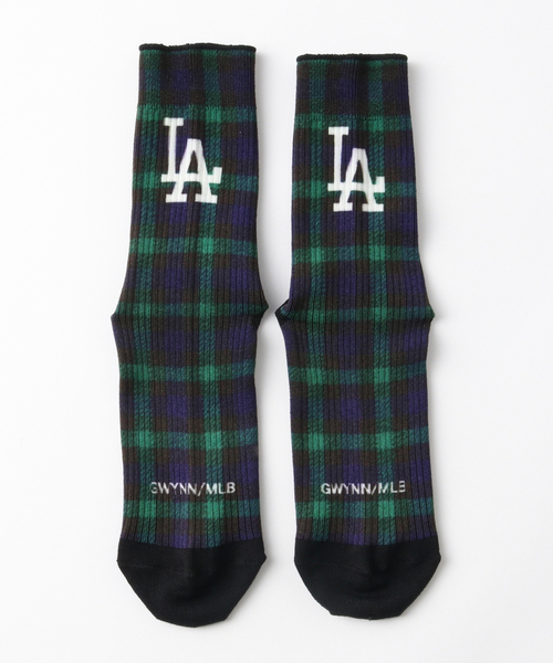 JOINT WORKS(ジョイントワークス)の「MLB / メジャーリーグベースボール CHECK SOCKS(ソックス/靴下・メンズ・ブラック/ブラック系その他・MEDIUM/SMALL)」の4枚目の写真
