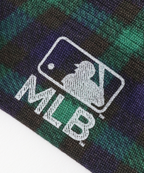 JOINT WORKS(ジョイントワークス)の「MLB / メジャーリーグベースボール CHECK SOCKS(ソックス/靴下・メンズ・ブラック/ブラック系その他・MEDIUM/SMALL)」の5枚目の写真