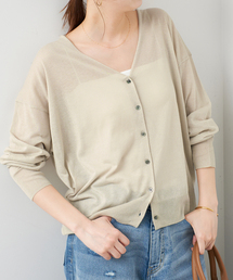 「Spick & Span」 ニットカーディガン - ベージュ レディース Spick＆Span 「Spick & Span」 ニットカーディガン - ベージュ
