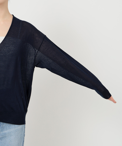 ウォッシャブルシアーカーディガン（カーディガン/ボレロ