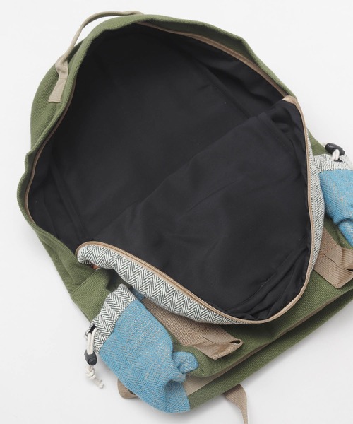 チャイハネ（チャイハネ）の「【チャイハネ】ラージャリュック（バックパック/リュック・レディース・ブラック/カーキ/ブルー/パープル・FREE）」の13枚目の写真