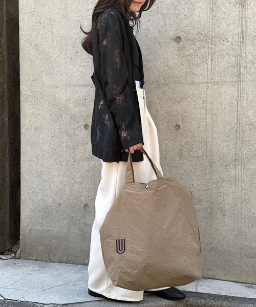 UNIVERSAL OVERALL(ユニバーサルオーバーオール)の「【UNIVERSAL OVERALL】UO シワナイロン 2WAYショルダー UVO-200(ショルダーバッグ・レディース・ブラック/チャコールグレー/ブルー/グレー/オリーブ/オレンジ/アイボリー・FREE)」の10枚目の写真