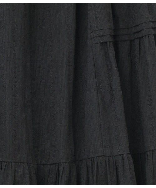 PEACH JOHN（ピーチジョン）の「サイドボリュームティアードスカート（スカート・レディース・オレンジ系その他/ブラック・ONE SIZE）」の6枚目の写真