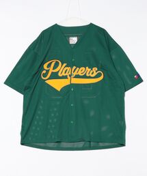 ベースボールシャツ」に該当するグリーン・カーキ/緑色系の