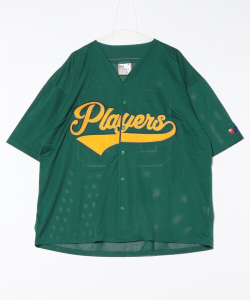 a.p.o.v.(エーピーオービー)の「a.p.o.v. フェルトロゴ&ナンバリングメッシュベースボールシャツ(シャツ/ブラウス・メンズ・ブラック/グリーン/ブラウン/ホワイト・ONESIZE)」の18枚目の写真