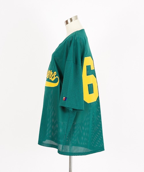 a.p.o.v.(エーピーオービー)の「a.p.o.v. フェルトロゴ&ナンバリングメッシュベースボールシャツ(シャツ/ブラウス・メンズ・ブラック/グリーン/ブラウン/ホワイト・ONESIZE)」の22枚目の写真