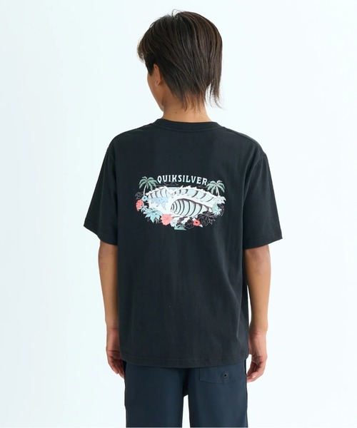 Quiksilver(クイックシルバー)の「AQUIA WILD ST YOUTH /クイックシルバーキッズバックプリント半袖Tシャツ(Tシャツ/カットソー・キッズ・ホワイト/イエロー/ブラック・160/130/140/150)」の3枚目の写真