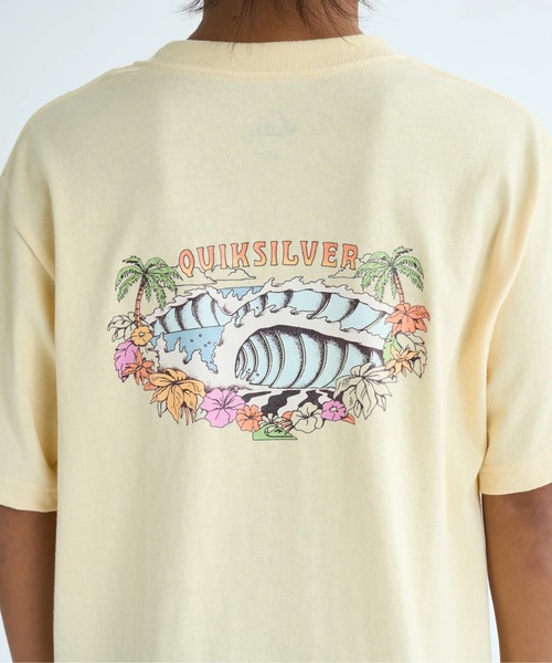Quiksilver(クイックシルバー)の「AQUIA WILD ST YOUTH /クイックシルバーキッズバックプリント半袖Tシャツ(Tシャツ/カットソー・キッズ・ホワイト/イエロー/ブラック・160/130/140/150)」の7枚目の写真