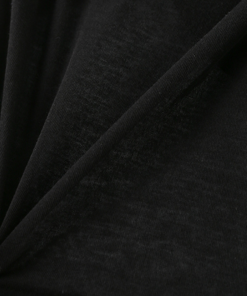 plage（プラージュ）の「Rib Sheer半袖タートル（Tシャツ/カットソー・レディース・ブラック/ホワイト・FREE）」の13枚目の写真