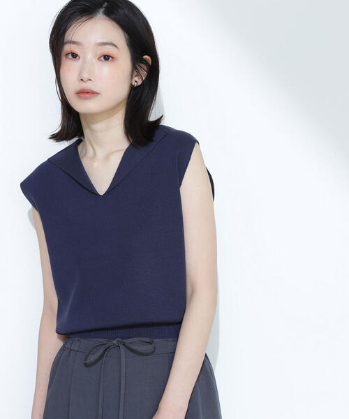 NATURAL BEAUTY BASIC  セットアップ　3点　ネイビー　M NATURAL BEAUTY BASIC セットアップ ネイビー M（NATURAL BEAUTY