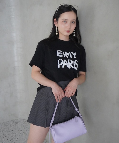 EIMY ISTOIRE(エイミーイストワール)の「タックミニスカート(スカート・レディース・ベージュ/ネイビー/グレー・S/M)」の15枚目の写真