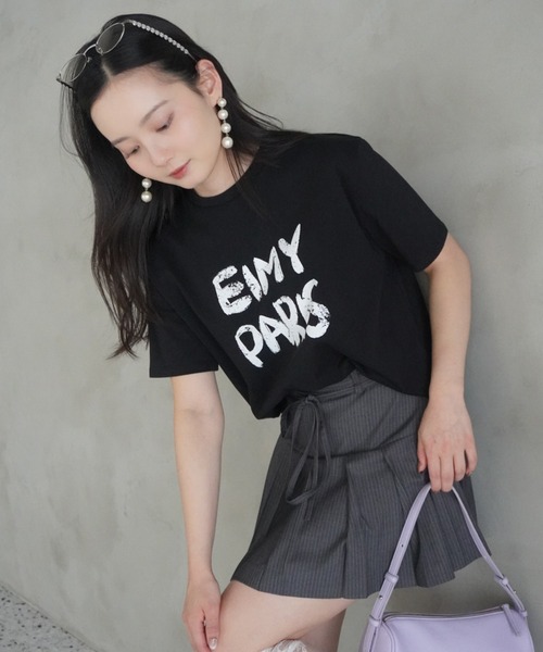 EIMY ISTOIRE(エイミーイストワール)の「タックミニスカート(スカート・レディース・ベージュ/ネイビー/グレー・S/M)」の13枚目の写真