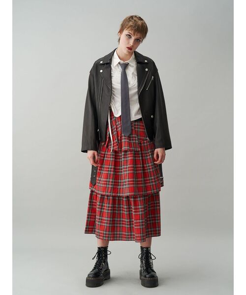 jouetie(ジュエティ)の「スライダーネクタイ(ネクタイ・レディース・グレー/ブラック・FREE)」の10枚目の写真